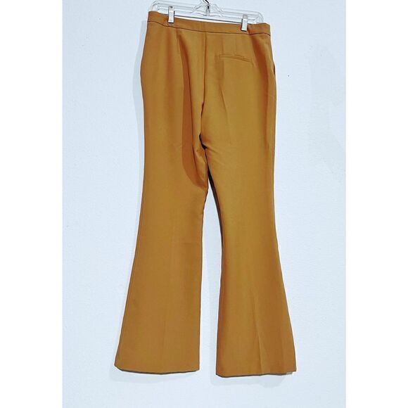 ASOS Design Caramel Structured Flare Dress Pants - Picture 4 of 5
